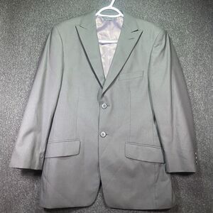 J. Ferrari Coat Blazer Suit Jacket  Men's Size 36S Modern Fit Grey